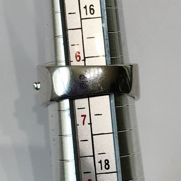 Brushed Copper Red Rose Gold Tone Over Sterling Silver 925 Abstract Cutout Ring - Picture 13 of 14